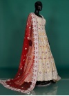 Sensible Banarasi Faux Georgette Bridal Designer Gown - 3